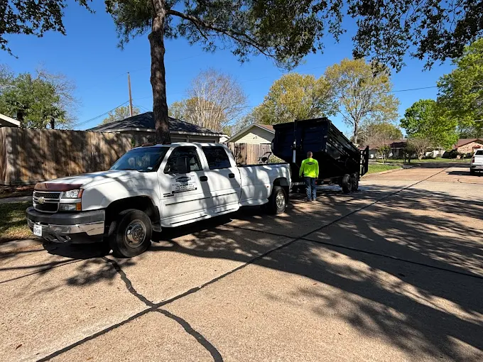 Covered patio concrete project in Houston TX by Leatherwood Lawn Specialists | commercial landscaping, lawn care, lawn maintenance, drainage, concrete, outdoor solutions near Houston TX Covered patio concrete project in Houston TX by Leatherwood Lawn Specialists