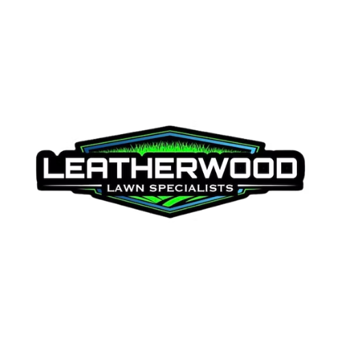 Leatherwood Lawn Specialists logo for commercial landscaping, lawn care, and outdoor solutions in Houston, TX